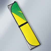 Nigeria Cricket Auto Sun Shade Come On Yellow Greens - Wonder Print Shop