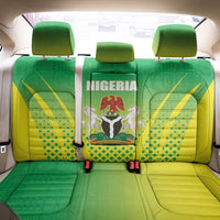 Nigeria Cricket Back Car Seat Cover Come On Yellow Greens - Wonder Print Shop