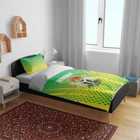 Nigeria Cricket Bedding Set Come On Yellow Greens - Wonder Print Shop