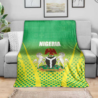 Nigeria Cricket Blanket Come On Yellow Greens - Wonder Print Shop