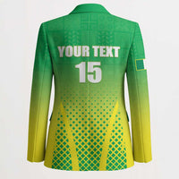 Custom Nigeria Cricket Blazer Come On Yellow Greens - Wonder Print Shop