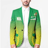 Custom Nigeria Cricket Blazer Come On Yellow Greens - Wonder Print Shop