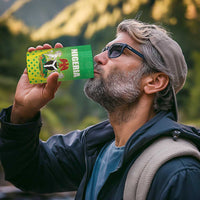 Custom Nigeria Cricket 4 in 1 Can Cooler Tumbler Come On Yellow Greens - Wonder Print Shop