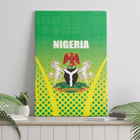 Nigeria Cricket Canvas Wall Art Come On Yellow Greens - Wonder Print Shop