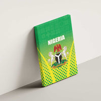 Nigeria Cricket Canvas Wall Art Come On Yellow Greens - Wonder Print Shop