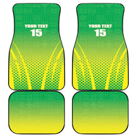 Nigeria Cricket Car Mats Come On Yellow Greens - Wonder Print Shop