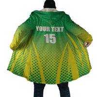Custom Nigeria Cricket Cloak Come On Yellow Greens - Wonder Print Shop