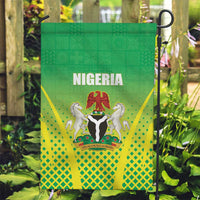 Nigeria Cricket Garden Flag Come On Yellow Greens - Wonder Print Shop
