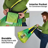 Nigeria Cricket Grocery Bag Come On Yellow Greens - Wonder Print Shop