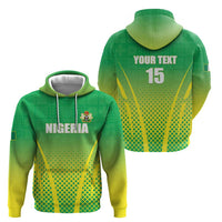Custom Nigeria Cricket Hoodie Come On Yellow Greens - Wonder Print Shop