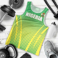 Custom Nigeria Cricket Men Tank Top Come On Yellow Greens - Wonder Print Shop
