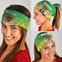 Nigeria Cricket Neck Gaiter Come On Yellow Greens - Wonder Print Shop