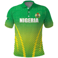 Custom Nigeria Cricket Polo Shirt Come On Yellow Greens - Wonder Print Shop
