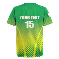 Custom Nigeria Cricket Rugby Jersey Come On Yellow Greens - Wonder Print Shop