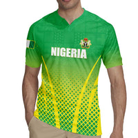 Custom Nigeria Cricket Rugby Jersey Come On Yellow Greens - Wonder Print Shop