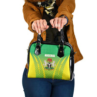 Nigeria Cricket Shoulder Handbag Come On Yellow Greens - Wonder Print Shop