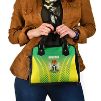 Nigeria Cricket Shoulder Handbag Come On Yellow Greens - Wonder Print Shop
