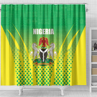 Nigeria Cricket Shower Curtain Come On Yellow Greens - Wonder Print Shop