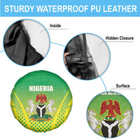 Nigeria Cricket Spare Tire Cover Come On Yellow Greens - Wonder Print Shop