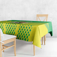 Nigeria Cricket Tablecloth Come On Yellow Greens - Wonder Print Shop