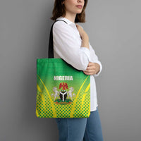 Nigeria Cricket Tote Bag Come On Yellow Greens - Wonder Print Shop