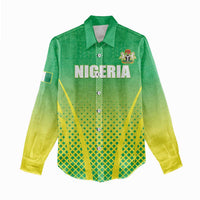 Custom Nigeria Cricket Women Casual Shirt Come On Yellow Greens - Wonder Print Shop