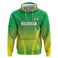Custom Nigeria Cricket Zip Hoodie Come On Yellow Greens - Wonder Print Shop