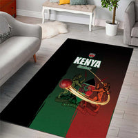 Kenya Cricket Area Rug Go Simbas Go - Wonder Print Shop