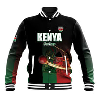 Custom Kenya Cricket Baseball Jacket Go Simbas Go - Wonder Print Shop