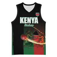 Kenya Cricket Basketball Jersey Go Simbas Go - Wonder Print Shop