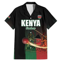 Custom Kenya Cricket Family Matching Mermaid Dress and Hawaiian Shirt Go Simbas Go - Wonder Print Shop