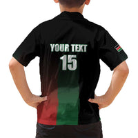 Custom Kenya Cricket Family Matching Off Shoulder Short Dress and Hawaiian Shirt Go Simbas Go - Wonder Print Shop