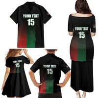 Custom Kenya Cricket Family Matching Puletasi and Hawaiian Shirt Go Simbas Go - Wonder Print Shop