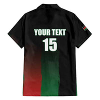 Custom Kenya Cricket Family Matching Short Sleeve Bodycon Dress and Hawaiian Shirt Go Simbas Go - Wonder Print Shop