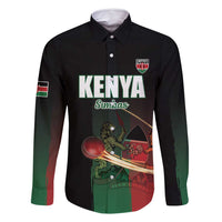 Custom Kenya Cricket Family Matching Summer Maxi Dress and Hawaiian Shirt Go Simbas Go - Wonder Print Shop