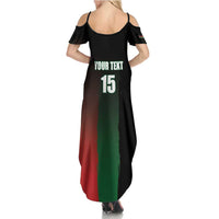 Custom Kenya Cricket Family Matching Summer Maxi Dress and Hawaiian Shirt Go Simbas Go - Wonder Print Shop