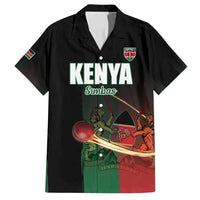 Custom Kenya Cricket Family Matching Tank Maxi Dress and Hawaiian Shirt Go Simbas Go - Wonder Print Shop