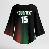 Kenya Cricket Kimono Sleeve Blouse Go Simbas Go - Wonder Print Shop