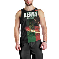Custom Kenya Cricket Men Tank Top Go Simbas Go - Wonder Print Shop