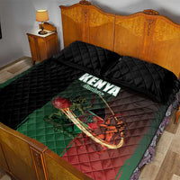 Kenya Cricket Quilt Bed Set Go Simbas Go - Wonder Print Shop
