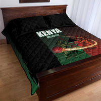 Kenya Cricket Quilt Bed Set Go Simbas Go - Wonder Print Shop