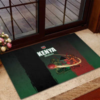 Kenya Cricket Rubber Doormat Go Simbas Go - Wonder Print Shop