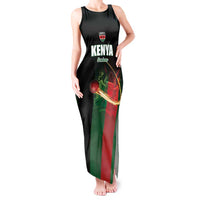 Custom Kenya Cricket Tank Maxi Dress Go Simbas Go - Wonder Print Shop