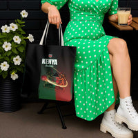 Kenya Cricket Tote Bag Go Simbas Go - Wonder Print Shop