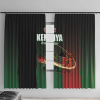 Kenya Cricket Window Curtain Go Simbas Go - Wonder Print Shop