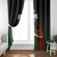 Kenya Cricket Window Curtain Go Simbas Go - Wonder Print Shop