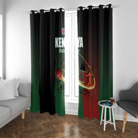 Kenya Cricket Window Curtain Go Simbas Go - Wonder Print Shop