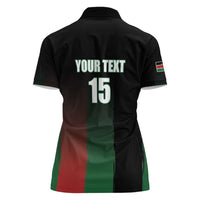 Custom Kenya Cricket Women Polo Shirt Go Simbas Go - Wonder Print Shop