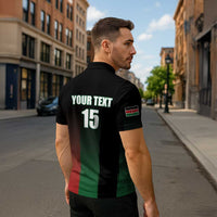 Kenya Cricket Zipper Polo Shirt Go Simbas Go - Wonder Print Shop