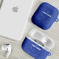 Cape Verde Football AirPods Case Come On Tubaroes Azuis - Blue - Wonder Print Shop